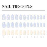 MUZMAK Reusable Nail Tip Starry(Almond)