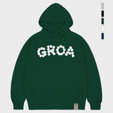 [UNISEX]GROA フラワーロゴ パーカー