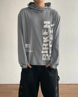 Vine Stripe Hood Long Sleeve