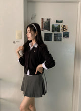 TD コットンスリムクロップシャツ(3color)