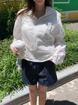 [MADE] Rollton Nylon Lace Banded Waist Short Pants