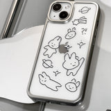 ラビットユニバースシルバーフレームケース