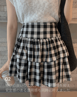 【MADE】チェックミニスカート