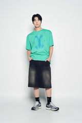 25SS ソロラビットエイリアン ショートスリーブ Tシャツ ライトグリーン