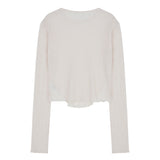 Crease Top Black & Ivory