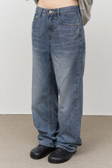 Bloom Slab Semi Wide Denim