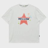 MELLOW スターチェックハーフTシャツ