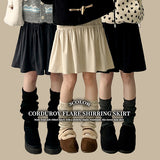 Lua Corduroy Banding Mini Skirt