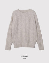 #MR Twist Loose Wool Knit (4color)