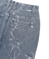 PRINTED CARPENTER DENIM PANTS BLUE(CV2FSUD110A)