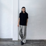 Washed Form Wide Pants