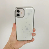 Light and stars in gray silver epoxy case
