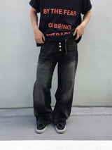 Jeep Button-Fly Curved Pants 2C