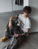 セグプリントクロップ半袖Tシャツ