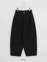 Manne Studded Patch Cotton Wide Pants