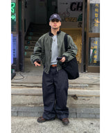 ノンフェード斜め生デニムパンツ