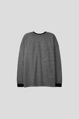 No.1117 pigment stripe loose T (4color)