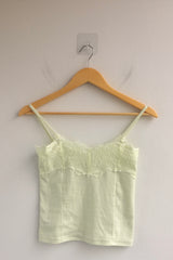 soft lace sleeveless shirt