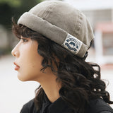 On the Moment Original Denim Watch Cap C2 KHAKI