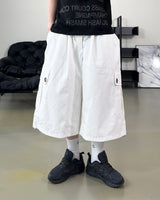 Aver Eyelet Cargo Bermuda Pants
