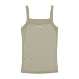 3-Way Dot Mesh Layered Sleeveless (Brown) F25QB134