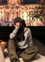 Shirring Ribbon String Knit Beanie (2color)