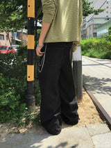 Stain Non-Fade Flare Denim Pants 2C