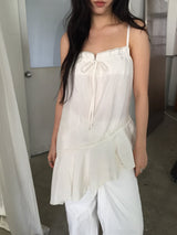Rib Unbalanced Dress (3 colors)