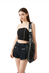 Zipper Tube Top