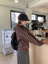 ベンベスブラッシュドコットンワイドパンツ