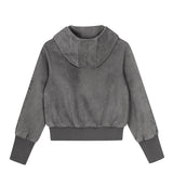 [For Spring] Ruen Cross Embroidery Hoodie Zip-Up