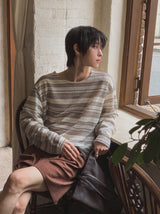 ベイピーボタニック長袖ニット