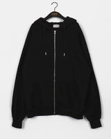 Nathan Oversized Fit Two-Way Hooded Zip-Up