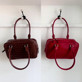 Alligator plum bag