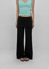 [MADE] Pompo Cooling Slit Skirt Pants (Set Available)