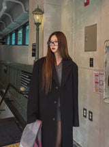 [wool60%] ウィンターベティルシングルウールコート