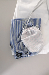 2Pockets Mini Bag Ivory Dot