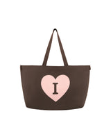 Heart Logo bag big ver. - Brown