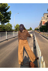 Super Pintuck Wide Cotton Pants