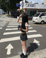 ブラウスレイヤードベスト
