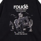 Cowboy Embroidered Work Jacket_Black