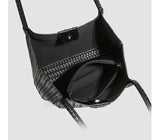 Woven Texture Large Tote Bag & Pouch Set