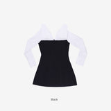 Serine Off Shoulder Shirt Dress