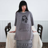 へースオーバーフィットTシャツ [Grey]