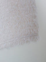 Kina Bendable Angora Fur Micro Shorts (Angora Fur Fabric)