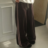 Paul Two Lines Track Coloring Wide Sweatpants