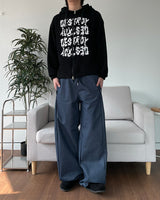 Side Snap Denim Pants