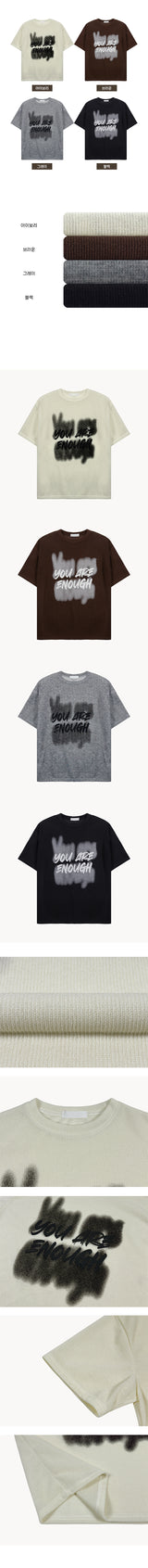 サーフレタリングニットショートスリーブTシャツ