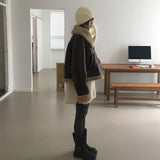 Steck Oversized-Fit Belt Fur Leather Mustang