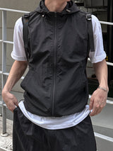 Nylon Hood Vest